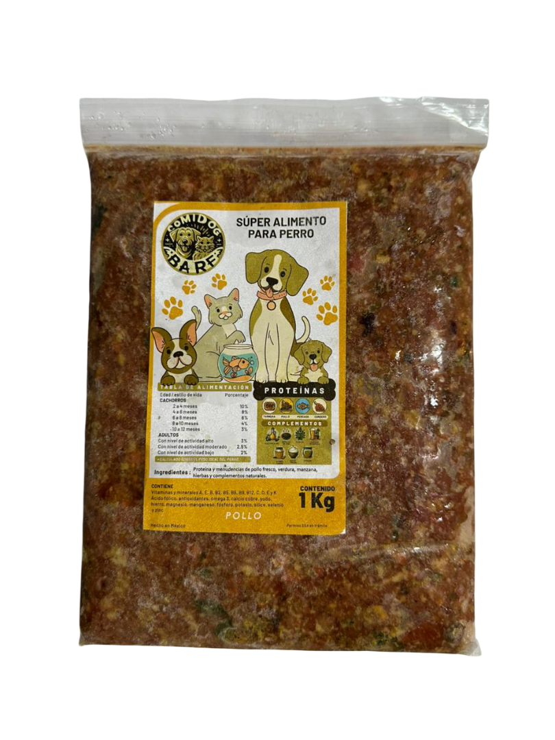 Alimento BARF sabor Ternera